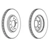 Image de FERODO Disques de frein pour OPEL: GT Roadster (Ref: DDF1942C)