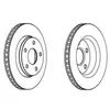 Image de FERODO Disques de frein pour JEEP: Wrangler (Ref: DDF2098C)