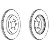 Image de FERODO Disques de frein pour OPEL: Insignia, Zafira (Ref: DDF2188C)