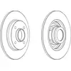 Image de FERODO Disques de frein (Ref: DDF1523C-1)