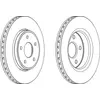 Image de FERODO Disques de frein pour JEEP: Commander, Grand Cherokee (Ref: DDF1593C-1)