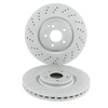 Image de FERODO Disques de frein pour MERCEDES-BENZ: Classe CLK, Classe C, Classe SLK (Ref: DDF1650C-1)