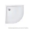 Image de Hoesch MUNA Receveur de douche en quart de cercle, 4196.010,