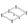 Image de Hoesch Piétement pour receveur de douche, L : 150 l : 80 à L : 200 l : 80 cm, 118977,
