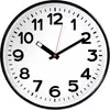Image de Horloge murale EUROTIME 82320 à quartz 30 cm x 50 mm noir