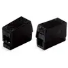 Image de Borne pour luminaires WAGO 224-114 flexible: 0.5-2.5 mm² rigide: 0.5-2.5 mm² Nombre de pôles: 2 noir 100 pc(s)
