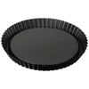 Image de Dr. Oetker 1449 Moule à tarte, Moule à tarte renversée, Moule à gâteau, Moule à gateau, Tarte renversée, Acier inoxydable, Noir, 28 cm x 3,5 cm