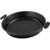 Image de Zenker 3862 Moule à tarte avec fond amovible - 28 cm de diamètre - Moule à gâteau rond avec fond amovible - Moule à tarte, quiche et autres - Noir