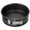 Image de Zenker 6500 Moule charnière 20 cm, moule à manqué, moule gâteau 20 cm, moules à pâtisserie, moule rond, moule à gâteaux rond, Acier, Noir, 20,5 x 20,5 x 6,5 cm