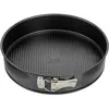Image de Zenker 6504 Moule à manqué à charnière, moule rond 28 cm, moule à manqué, moule à gâteau rond, Acier inoxydable, Noir, 28 x 28 x 6,5 cm