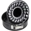 Image de Zenker 6507 Moule à savarin, moule à manqué et savarin à charnière, moule couronne à charnière, moule à gâteau rond, Acier inoxydable, Noir, 24 x 24 x 6,5 cm