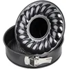 Image de Zenker 6508 Moule à manqué, moule à savarin, moule rond, moule à gâteau, Acier, Noir, 26 x 26 cm