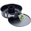 Image de Zenker Perfect Black Moule à charnière avec fond plat et tube Ø 24 cm   Moule de cuisson de qualité supérieure avec revêtement antiadhésif, résistance à la chaleur +230 °C, fabriqué en Allemagne