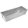 Image de Zenker 6814 Moule à cake en acier étamé, Moule à gâteau rectangle en fer blanc, Argenté, Acier étamé, 30cm