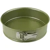 Image de Zenker 7452 Moule à manqué à charnière, Moule rond vert éco-responsable anti-adhésif, ILAG, Cire de carnauba, 24 x 7,5 cm
