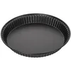 Image de Zenker 7543 Moule à quiche, moule à tarte, moule pour quiche lorraine, Acier inoxydable, Noir, 30 x 3,5 cm