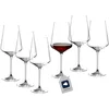 Image de Leonardo 014790 Puccini Set de 6 Verres Bordeaux Verre Transparent