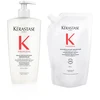 Image de Kérastase - Première Bain Décalcifiant : flacon pompe rechargeable et recharge de shampoing Shampoing 1 pieces unisex