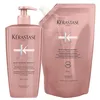 Image de Kérastase Chroma Absolu Bain Chroma Respect Recharge Shampooing protecteur pour cheveux colorés Contient Chroma Bain Chroma Respect 500 ml et recharge de 500 ml