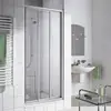 Image de Kermi Ibiza 2000 Porte coulissante, pour niche, pour paroi latérale, I2STD075181AK, I2STD