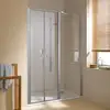 Image de Kermi Ibiza 2000 Porte battante, avec élément fixe, pour niche, pour paroi latérale, I2POR120201AK, I2POR