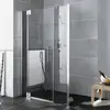 Image de Kermi Pasa XP Porte battante, avec élément fixe, avec élément annexe, pour niche, pour paroi latérale, PX1GL11020VAK, PX1GL