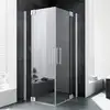 Image de Kermi Pasa XP Porte battante, avec élément fixe, pour accès d'angle, PXEPL120201AK, PXEPL