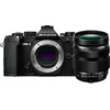 Image de Om System Om-5 Caméra système Micro Four Thirds avec Objectif M.Zuiko Digital Ed 12-40mm Pro II, capteur Live MOS 20 MP, stabilisation d'image 5 Axes améliorée, Noir/Noir