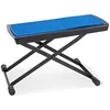 Image de GEWA Repose-pieds en métal (support de guitare), réglable, compact et robuste en bleu