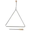 Image de GEWA Made in Germany, Triangle, 25 cm, Alliage spécial pour un son optimal, Livré avec batte, Avec cordon d'attache