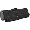 Image de GEWA Prestige SPS Gig Bag/Sac Trombone Double (Diamètre du pavillon jusqu'à 9,5") - Cordura 1680 Denier - 20 mm de rembourrage + insert en fibre de verre - Bretelles/Sangle d'épaule - Noir