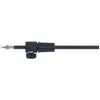 Image de GEWA 414706 Dard pour contrebasse, cône 29/32 mm, tige en fibre de carbone Ø 12 mm, ultra-léger, longueur 40 cm, pointe chromée