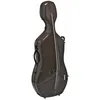 Image de Gewa Étui pour violoncelle AIR - 3,9 kg - Marron/noir - Fabriqué en Allemagne - Extrêmement incassable - Excellentes propriétés d'isolation