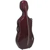 Image de Gewa Étui pour violoncelle AIR - 3,9 kg - Violet/noir - Fabriqué en Allemagne - Extrêmement incassable - Excellentes propriétés d'isolation