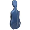 Image de Gewa Étui pour violoncelle AIR - 3,9 kg - Bleu et noir - Fabriqué en Allemagne - Extrêmement incassable - Excellentes propriétés d'isolation