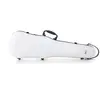 Image de GEWA Étui pour violon en polycarbonate taille 4/4 - 1/2, Blanc, Intérieur noir, 2 bretelles amovibles, Pochette accessoires, Suspension rembourrée, Poignée latérale supplémentaire
