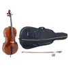 Image de GEWA Violoncelle, Garniture pour violoncelle série Allegro VC1-1/4 Prêt à jouer, avec housse, archet Massaranduba, cordes Larsen Aurora