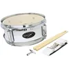 Image de GEWA Junior Marching Drum, Tambour de marche 10 x 4", fût en bois blanc, incl. sangle et baguettes