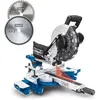 Image de Scheppach Scie à onglets avec démarrage progressif & laser HM254 | 2000W | Lame Ø255mm | Largeur/hauteur de coupe & wolfcraft 5208000 Équerre 3D d'onglet