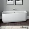 Image de Tellkamp Koeko Baignoire murale avec habillage, 0100-041-00-AUF/CRWM,