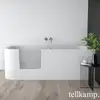 Image de Tellkamp Salida Baignoire pour petits espaces, avec zone de douche et habillage, 0100-043-00-A/WMWM,