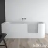 Image de Tellkamp Salida Baignoire pour petits espaces, avec zone de douche et habillage, 0100-044-00-A/WMWM,