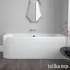 Image de Tellkamp Thela Baignoire balnéo d’angle avec habillage, W100-047-SB-AUF/CR,