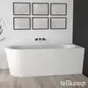 Image de Tellkamp Pio Baignoire d’angle, avec habillage, 0100-055-00-L-A/WMWM,