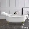 Image de Tellkamp Nostalgia Baignoire sur pieds ovale en îlot, 0100-061-00-01-C/MEWM,