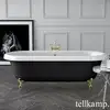 Image de Tellkamp Antiqua Plus Baignoire ovale en îlot, 0100-063-00-01-C/MESW,