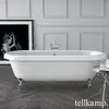 Image de Tellkamp Antiqua Plus Baignoire ovale en îlot, 0100-063-00-02-C/CR,