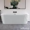 Image de Tellkamp Solitär Wall Baignoire balnéo murale avec habillage, W100-077-00-AUF/CR,