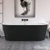 Image de Tellkamp Solitär Wall Baignoire murale avec habillage, 0100-255-00-A/WMWMEB,