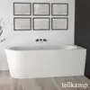 Image de Tellkamp Pio Baignoire d’angle, avec habillage, 0100-255-00-L-A/CRWM,
